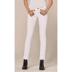 rag & bone Women's DRE White slim boyfriend Jeans